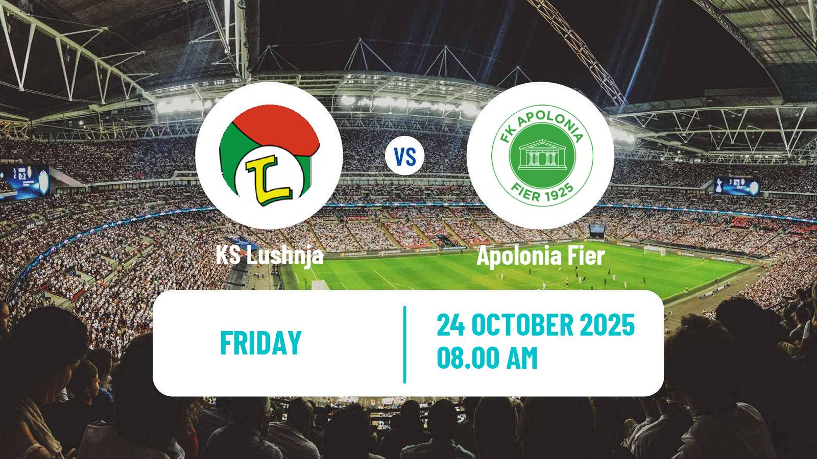 Football Albanian First Division Lushnja - Apolonia Fier