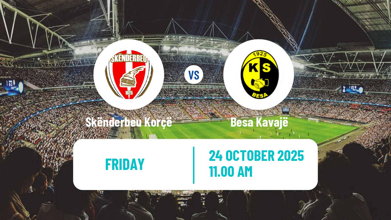 Football Albanian First Division Skënderbeu Korçë - Besa Kavajë