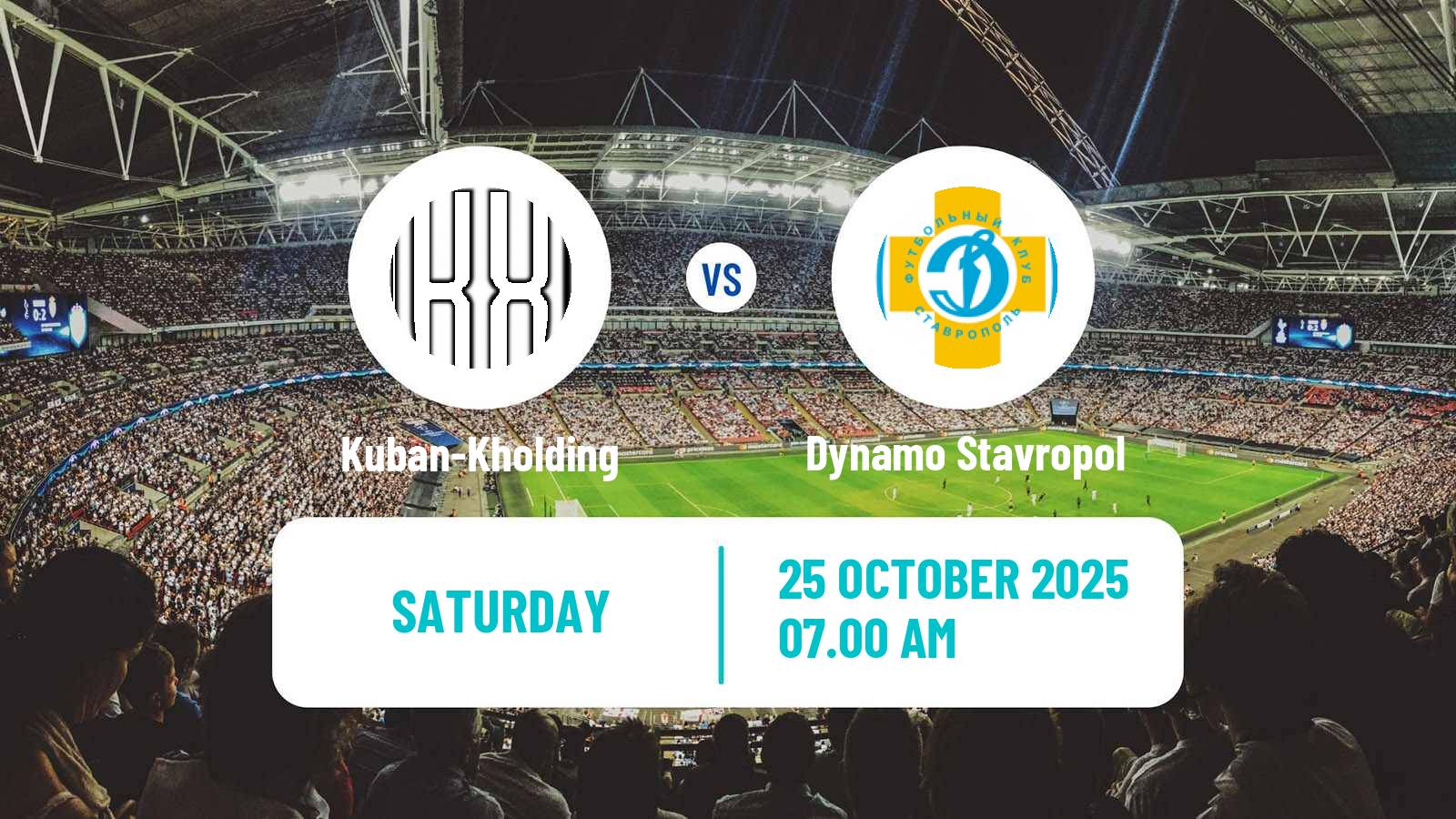 Football FNL 2 Division B Group 1 Kuban-Kholding - Dynamo Stavropol