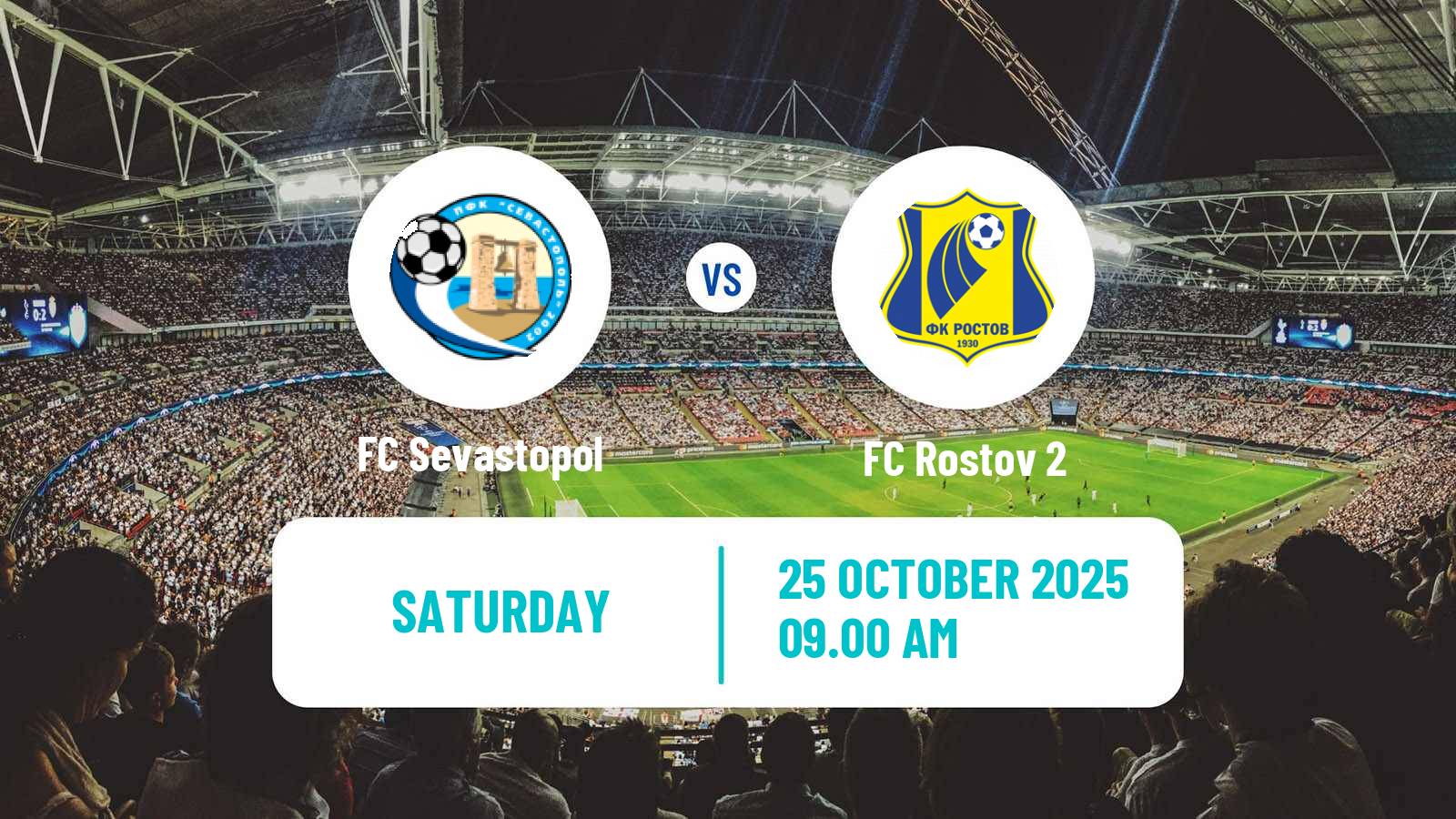 Football FNL 2 Division B Group 1 FC Sevastopol - Rostov 2