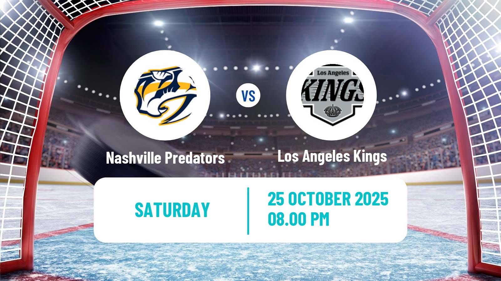 Hockey NHL Nashville Predators - Los Angeles Kings