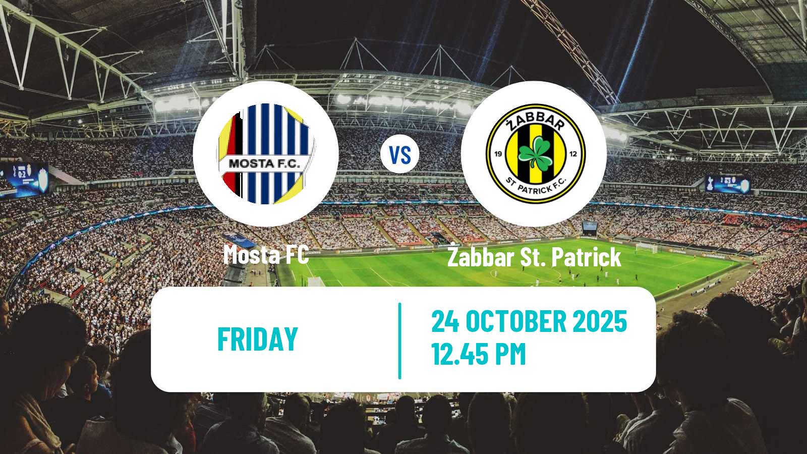 Football Maltese Premier League Mosta - Żabbar St. Patrick
