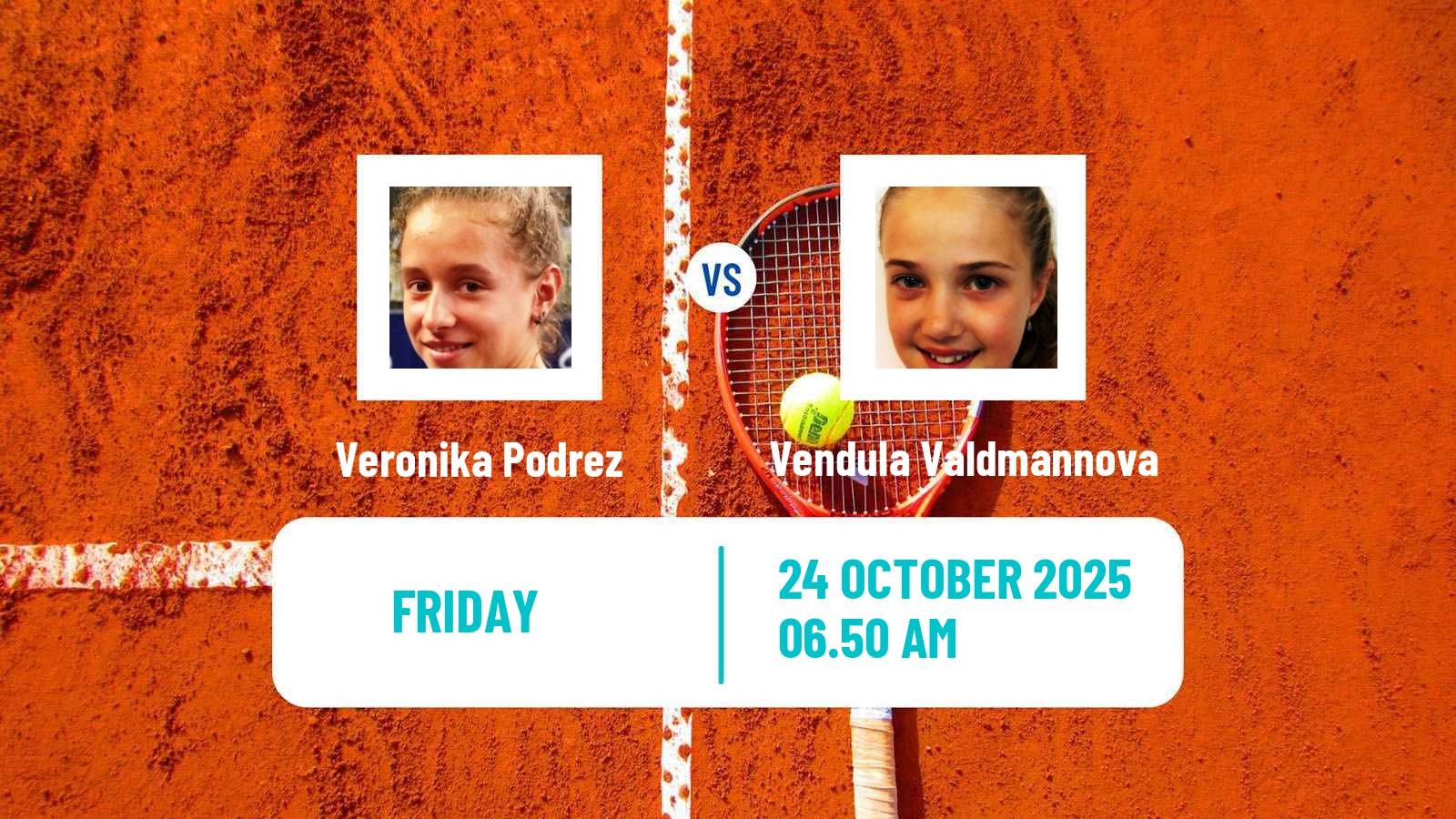 Tennis ITF W75 Poitiers Women Veronika Podrez - Vendula Valdmannova