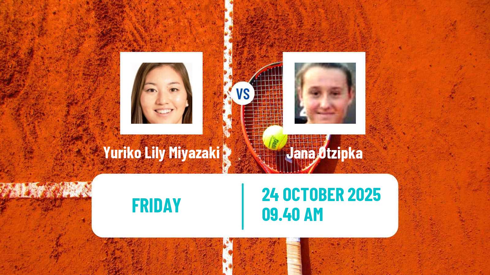 Tennis ITF W100 Wrexham Women Yuriko Lily Miyazaki - Jana Otzipka