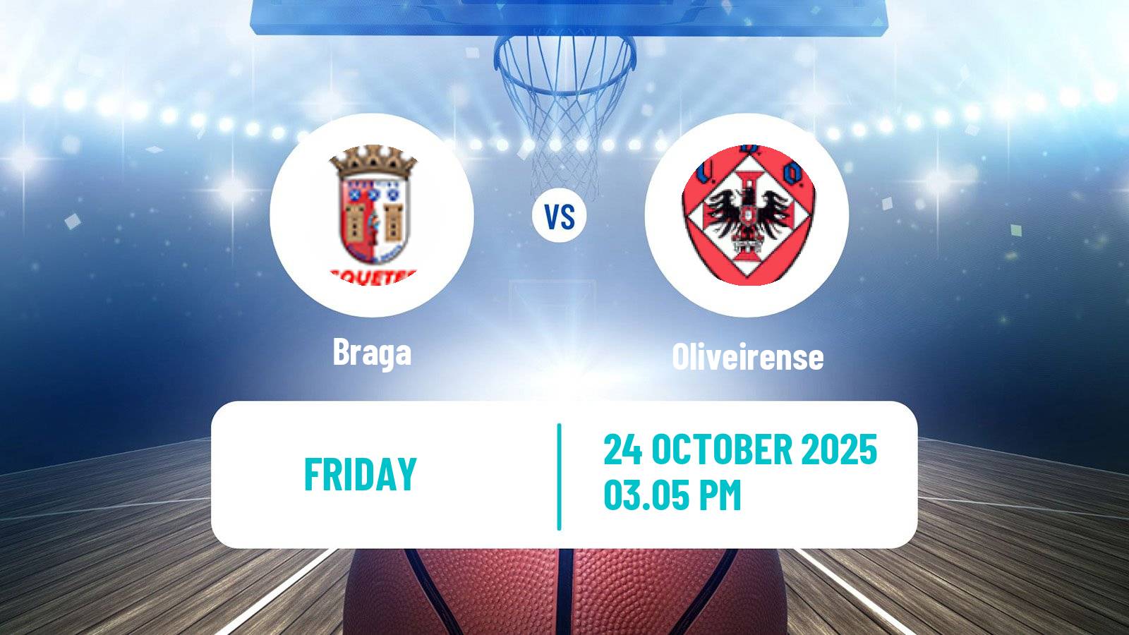 Basketball Portuguese Taca da Liga Basketball Braga - Oliveirense