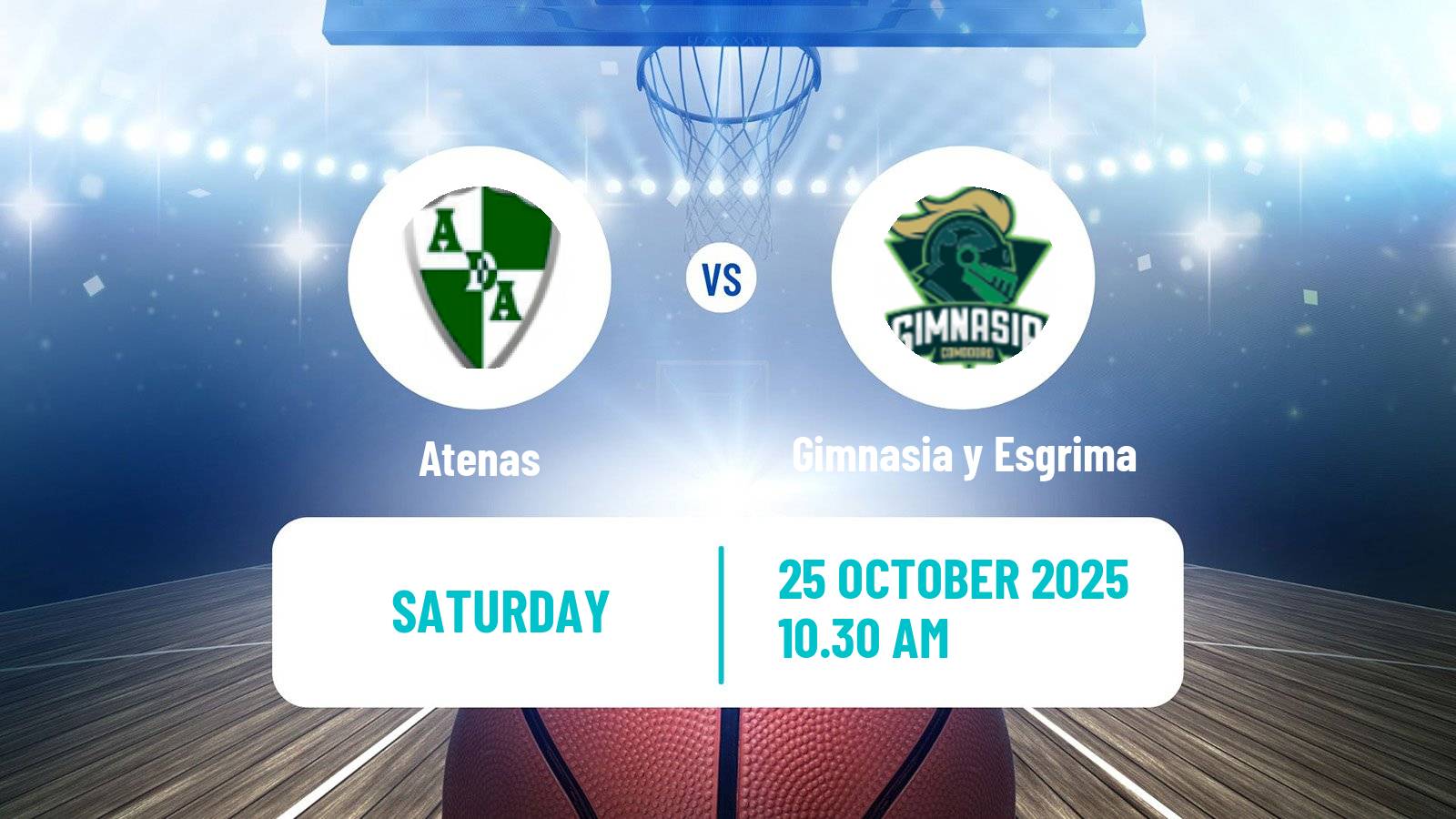 Basketball Argentinian LNB Atenas - Gimnasia y Esgrima