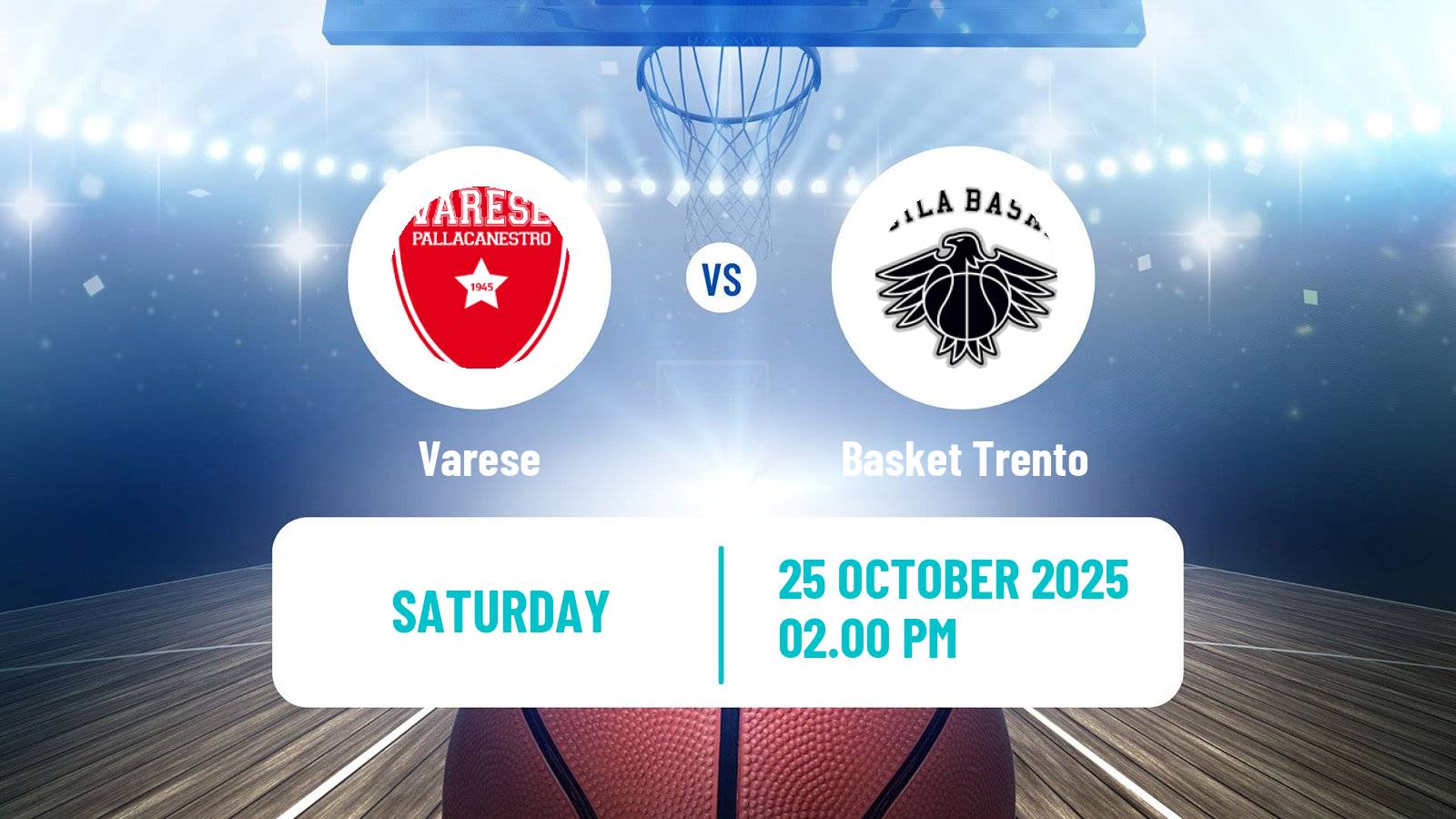 Basketball Italian Lega A Basketball Varese - Basket Trento