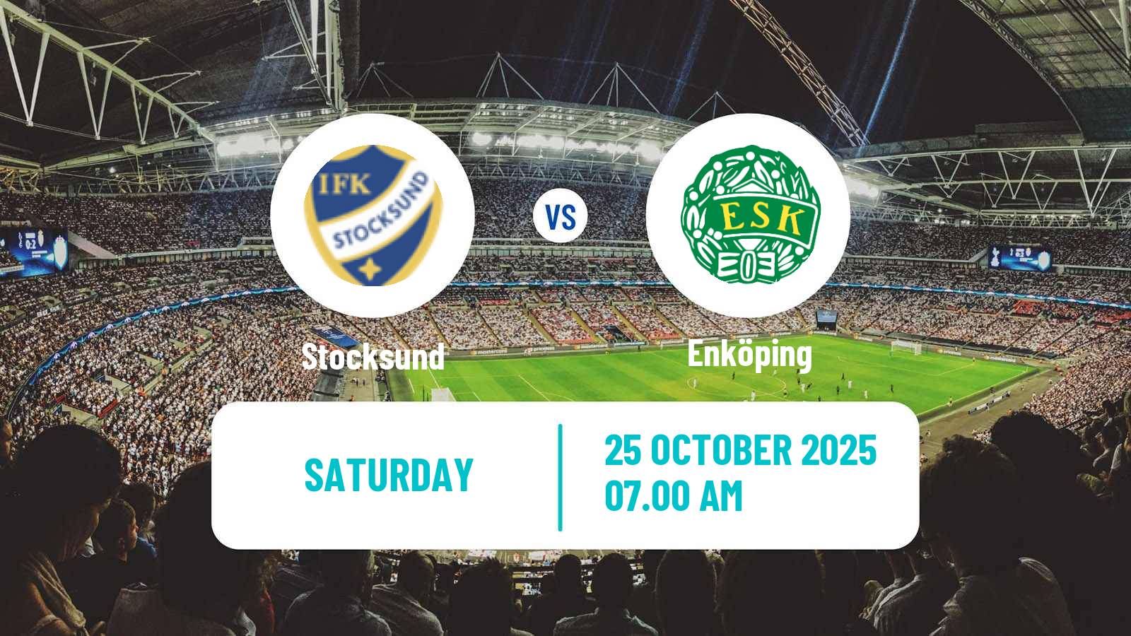 Football Swedish Division 1 Norra Stocksund - Enköping