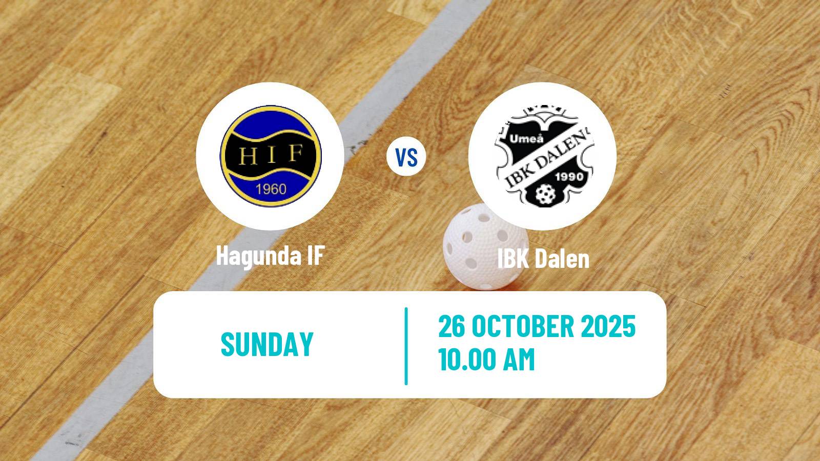 Floorball Swedish Allsvenskan Floorball Hagunda - Dalen