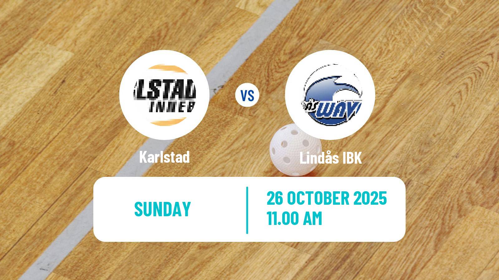 Floorball Swedish Allsvenskan Floorball Karlstad - Lindås IBK