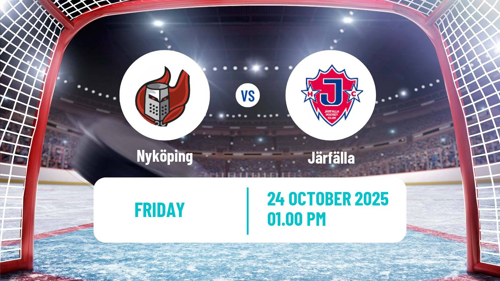 Hockey Swedish HockeyEttan Sodra Nyköping - Järfälla