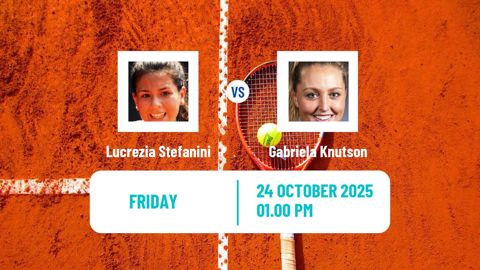 Tennis Rovereto Challenger Women Lucrezia Stefanini - Gabriela Knutson