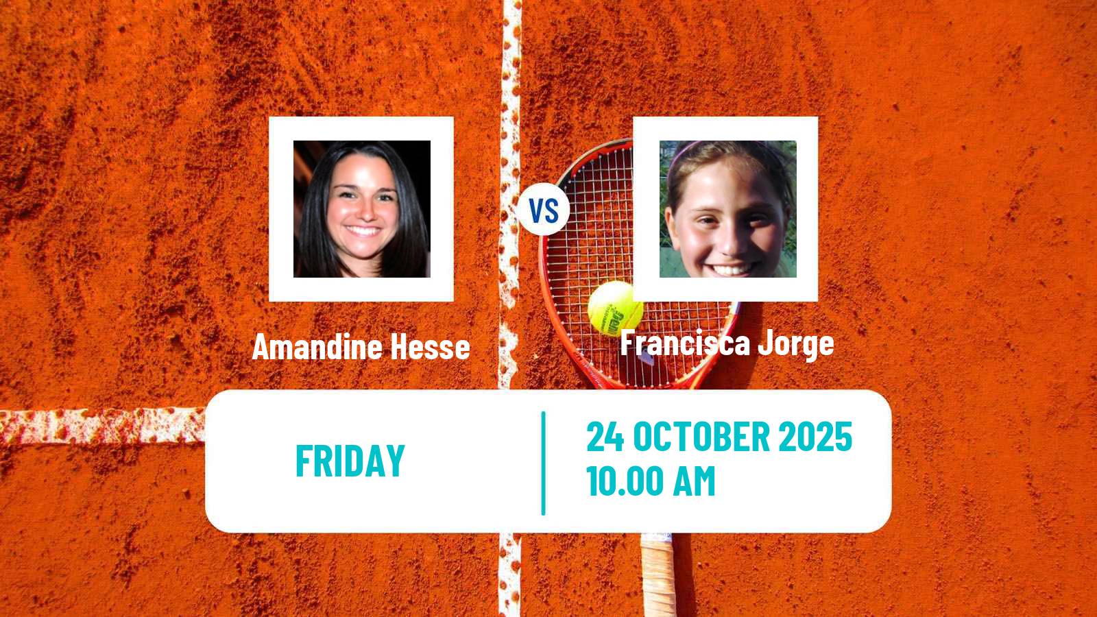 Tennis ITF W75 Poitiers Women Amandine Hesse - Francisca Jorge