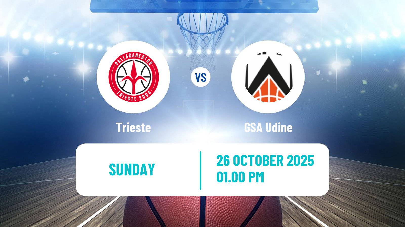 Basketball Italian Lega A Basketball Trieste - Udine