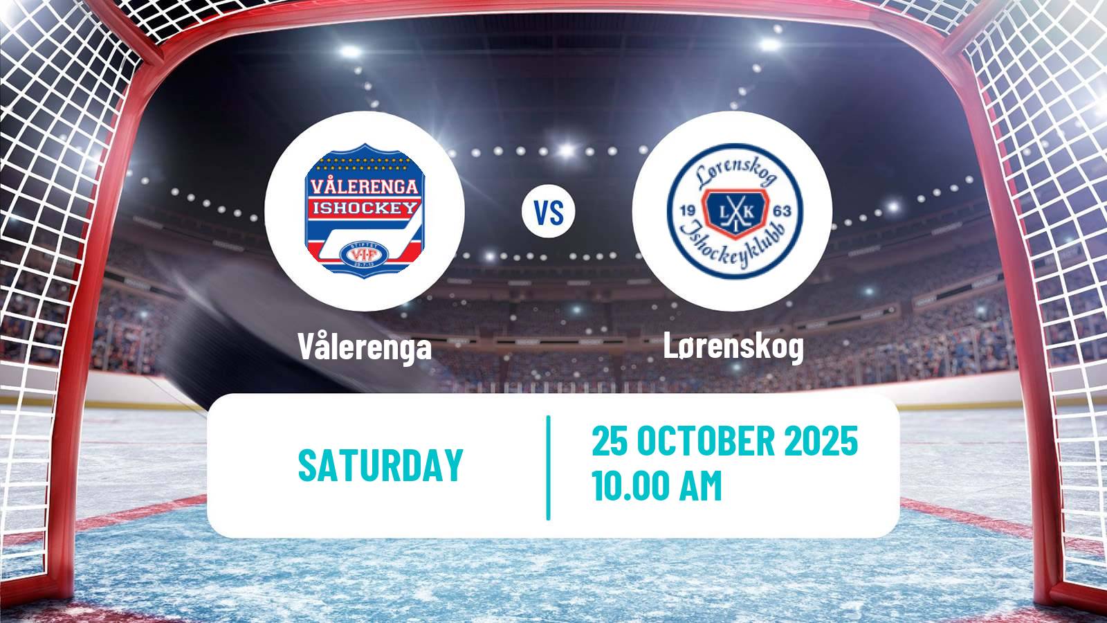 Hockey Norwegian Ligaen Hockey Vålerenga - Lørenskog