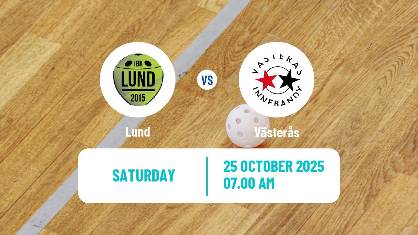 Floorball Swedish Allsvenskan Floorball Lund - Västerås