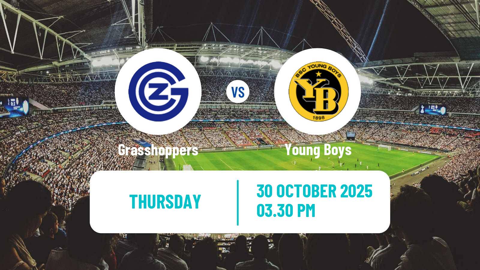 Football Swiss Super League Grasshoppers - Young Boys