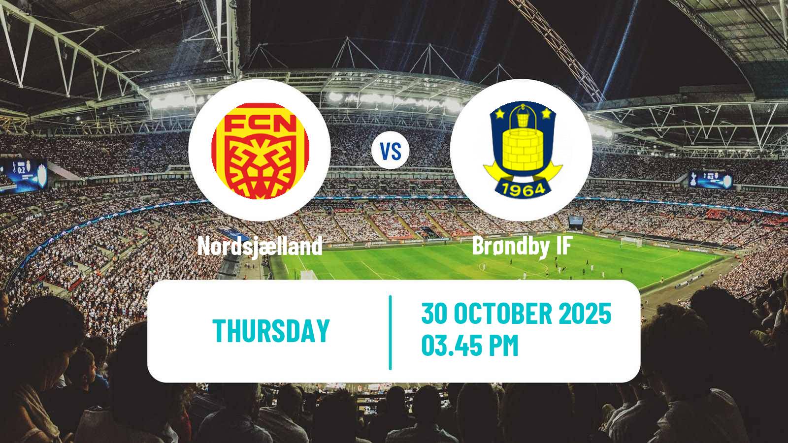 Football Danish Landspokal Cup Nordsjælland - Brøndby Football Danish Landspokal Cup Nordsjælland - Brøndby