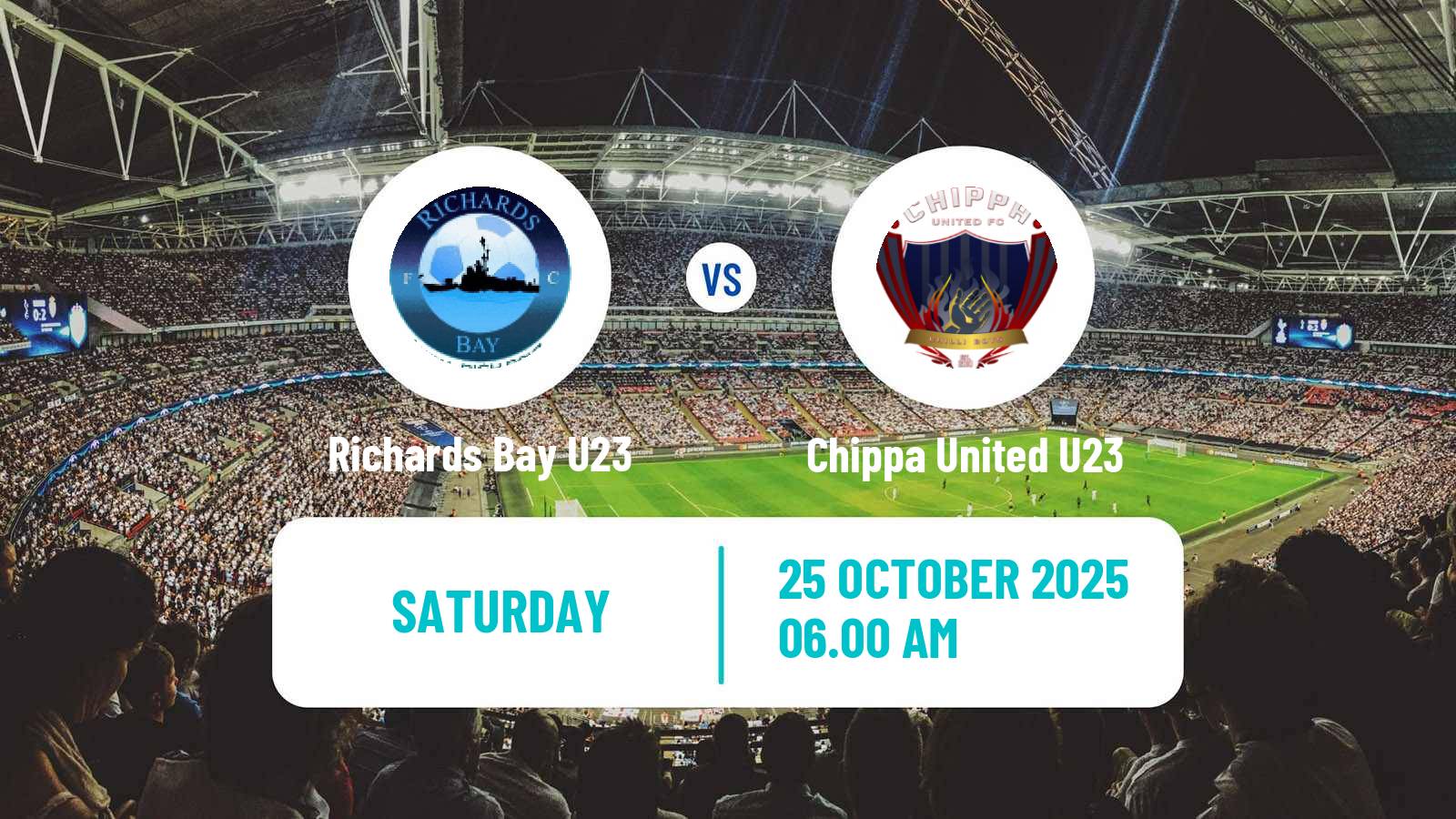 Football South African Diski Challenge Richards Bay U23 - Chippa United U23