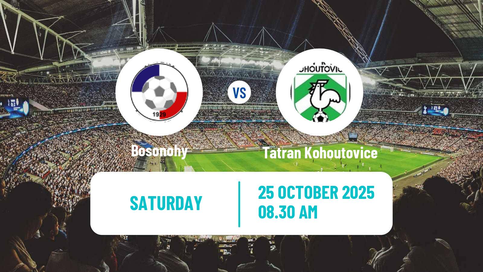 Football Czech Jihomoravsky KP Bosonohy - Tatran Kohoutovice