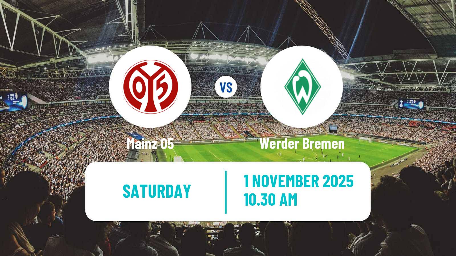 Football German Bundesliga Mainz - Werder Bremen