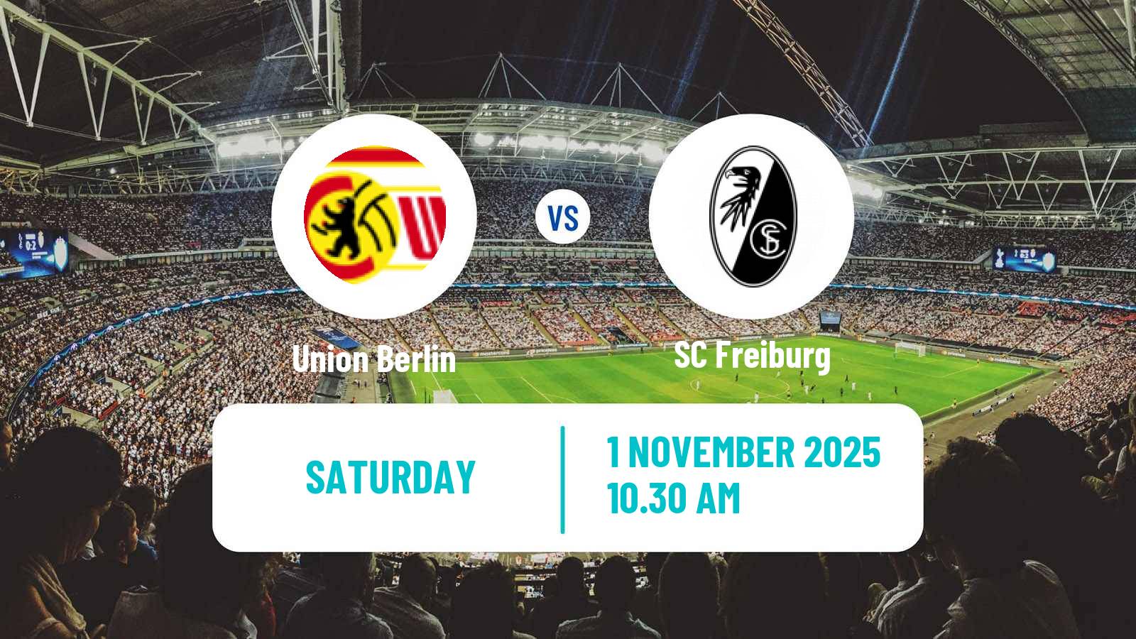Football German Bundesliga Union Berlin - Freiburg