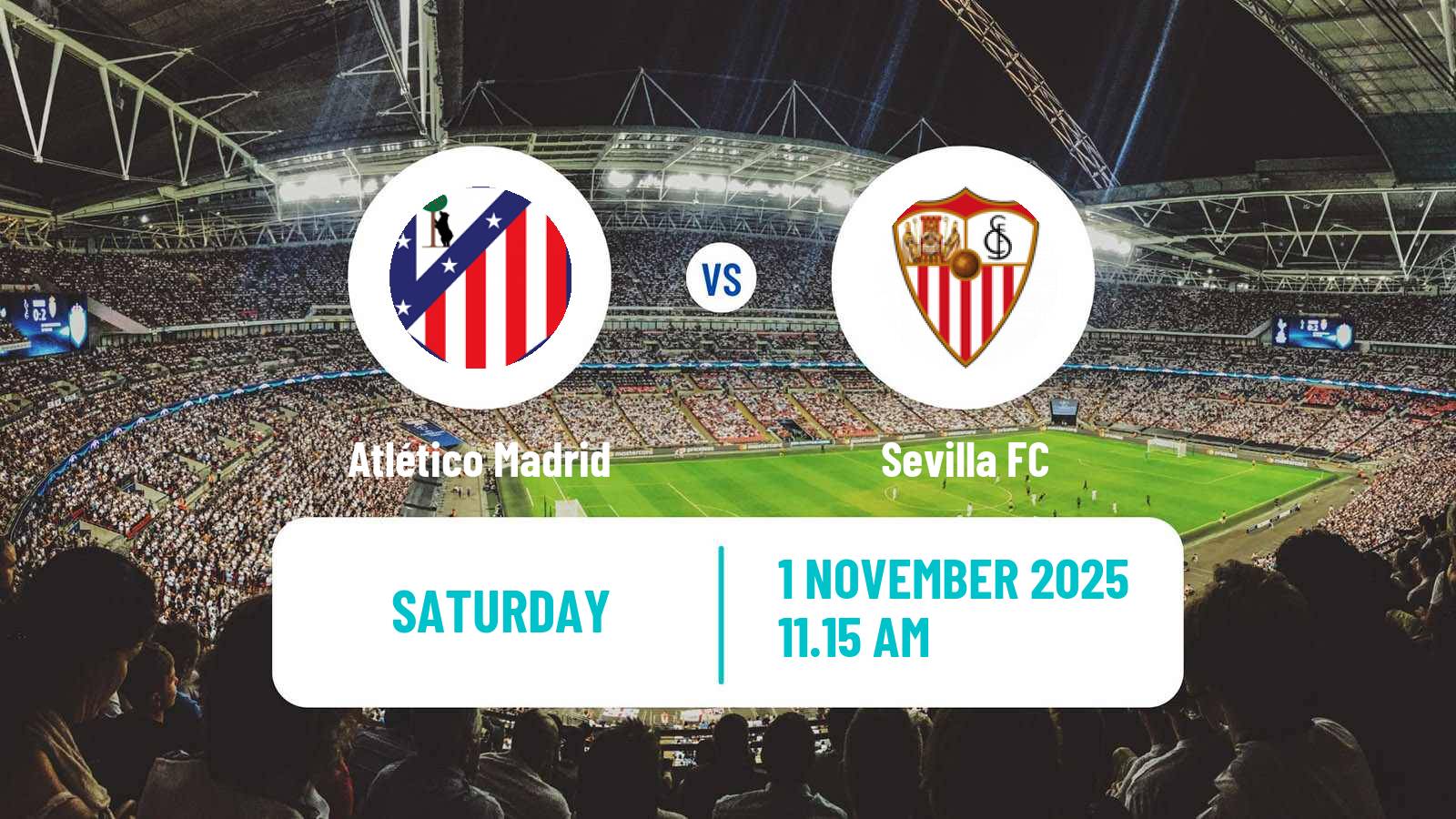 Football Spanish LaLiga Atlético Madrid - Sevilla