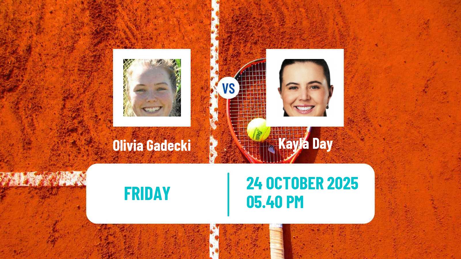 Tennis ITF W100 Tyler Tx Women Olivia Gadecki - Kayla Day