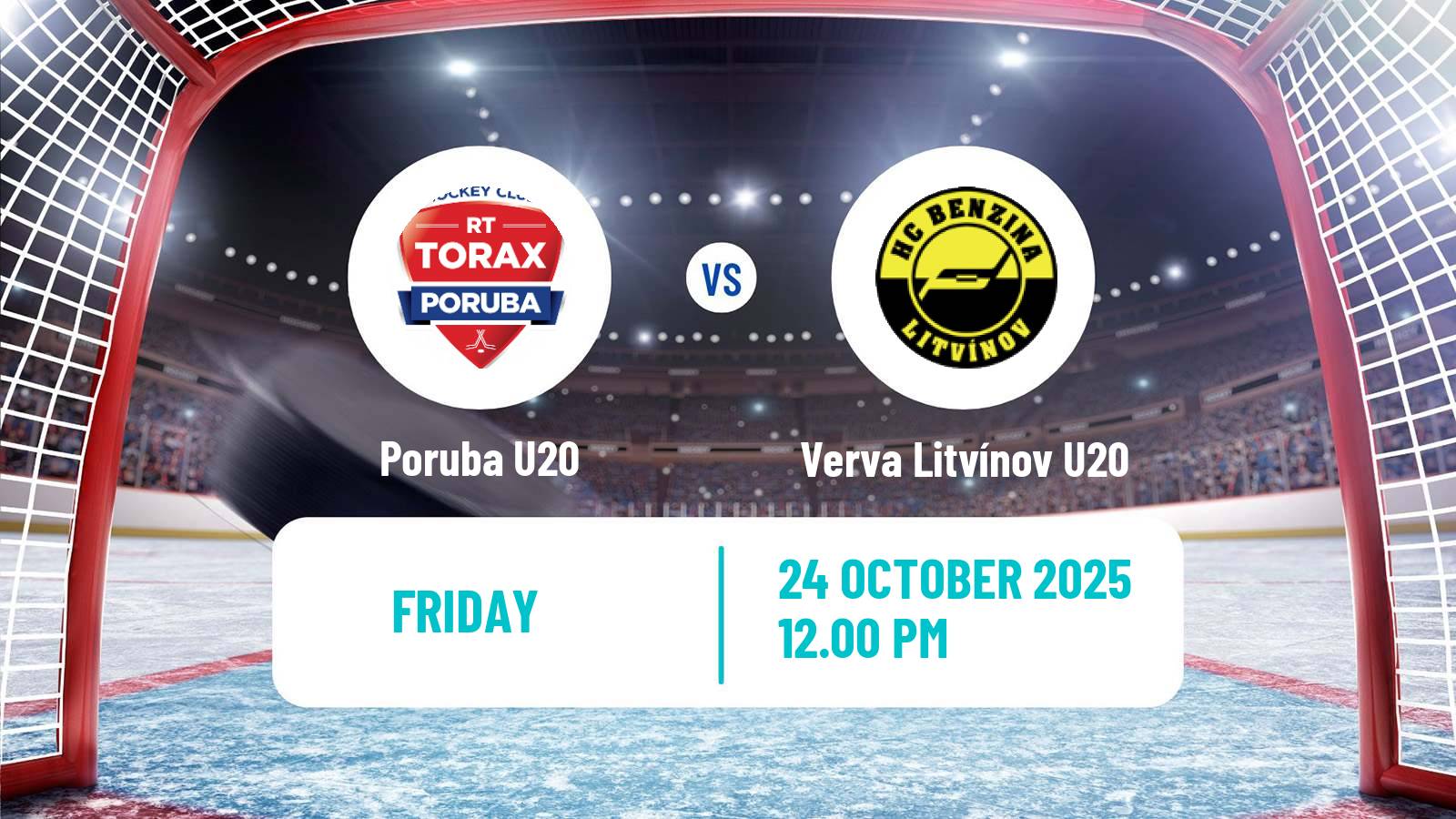 Hockey Czech ELJ Poruba U20 - Verva Litvínov U20