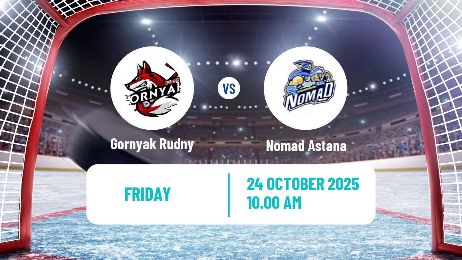 Hockey Kazakh Ice Hockey Championship Gornyak Rudny - Nomad