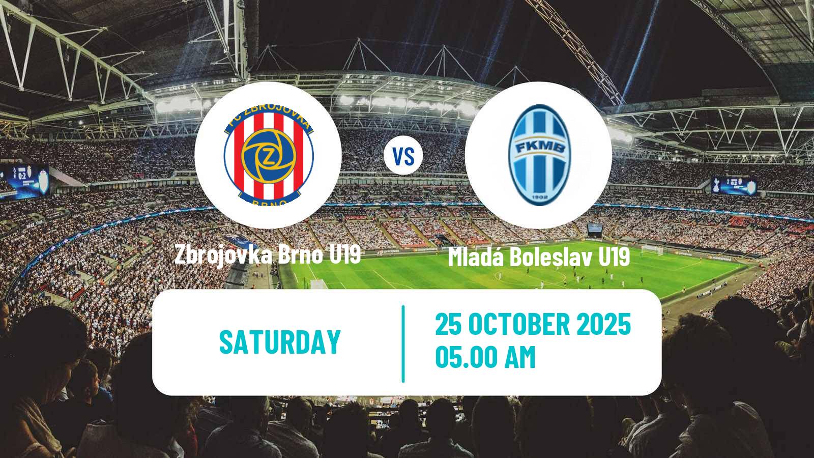 Football Czech U19 League Zbrojovka Brno U19 - Mladá Boleslav U19