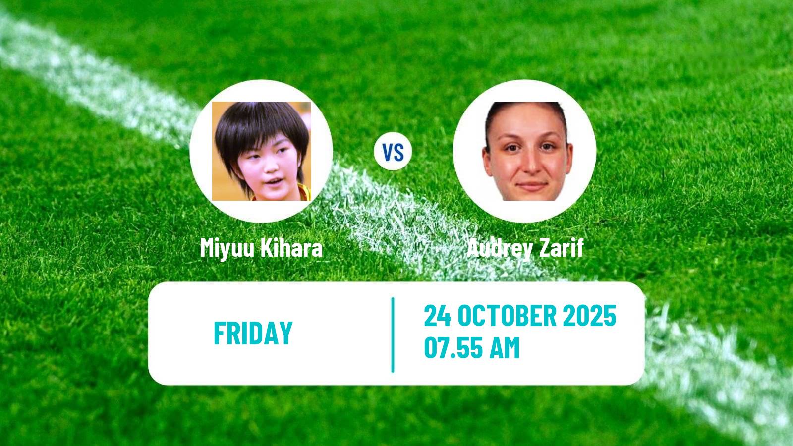 Table tennis Wtt Star Contender London Women Miyuu Kihara - Audrey Zarif