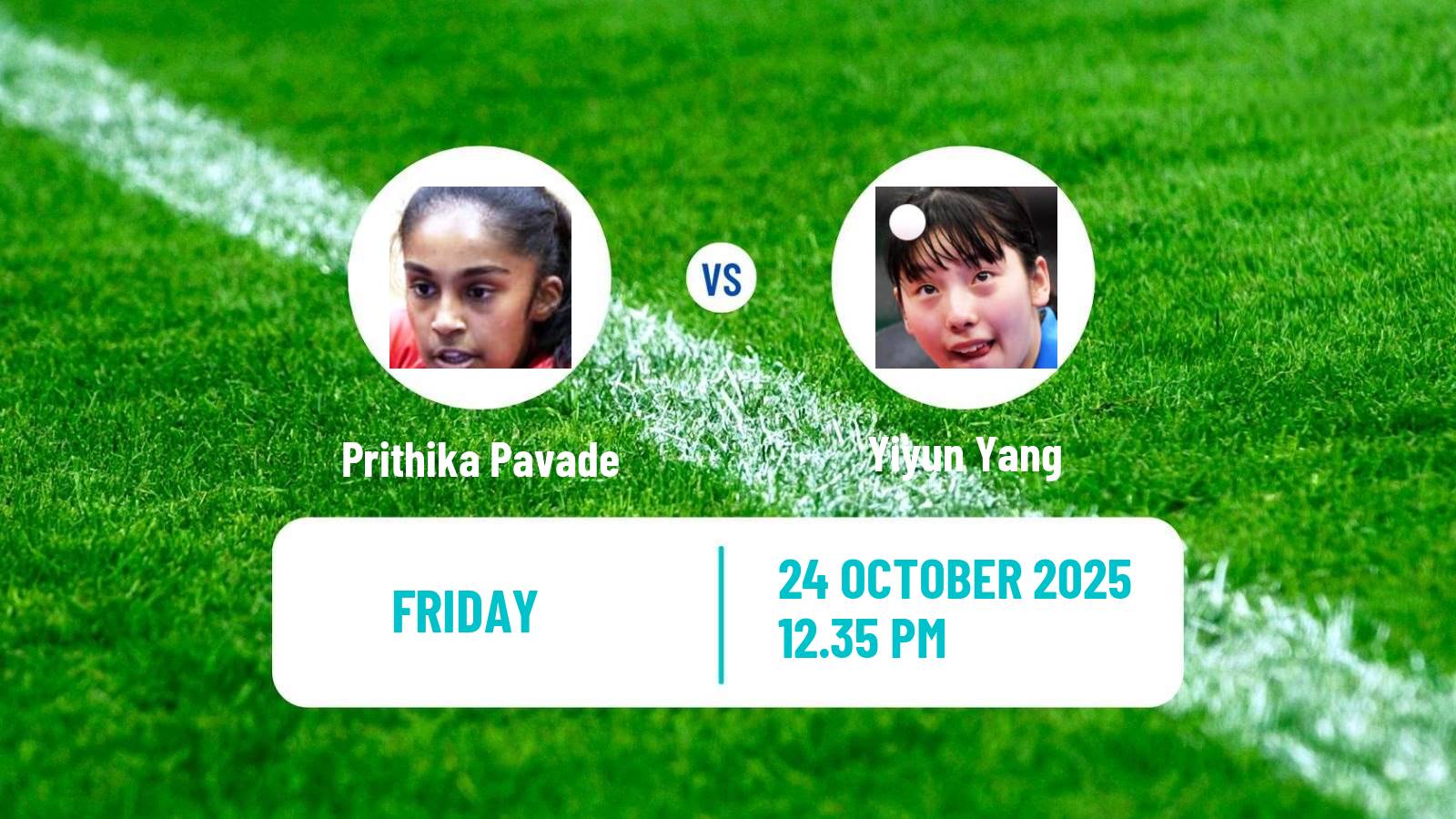 Table tennis Wtt Star Contender London Women Prithika Pavade - Yiyun Yang
