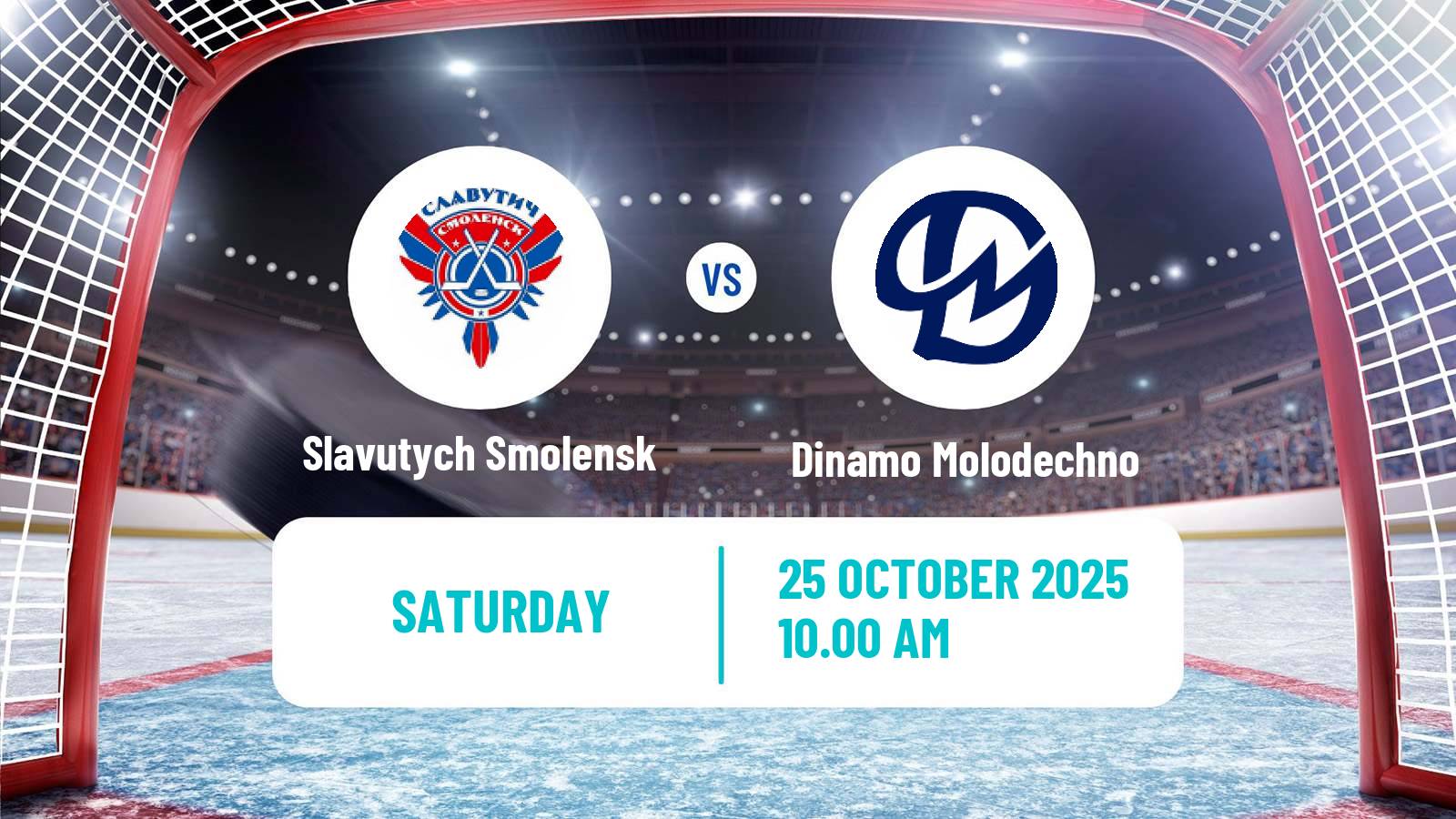 Hockey Belarusian Extraleague Slavutych Smolensk - Dinamo Molodechno