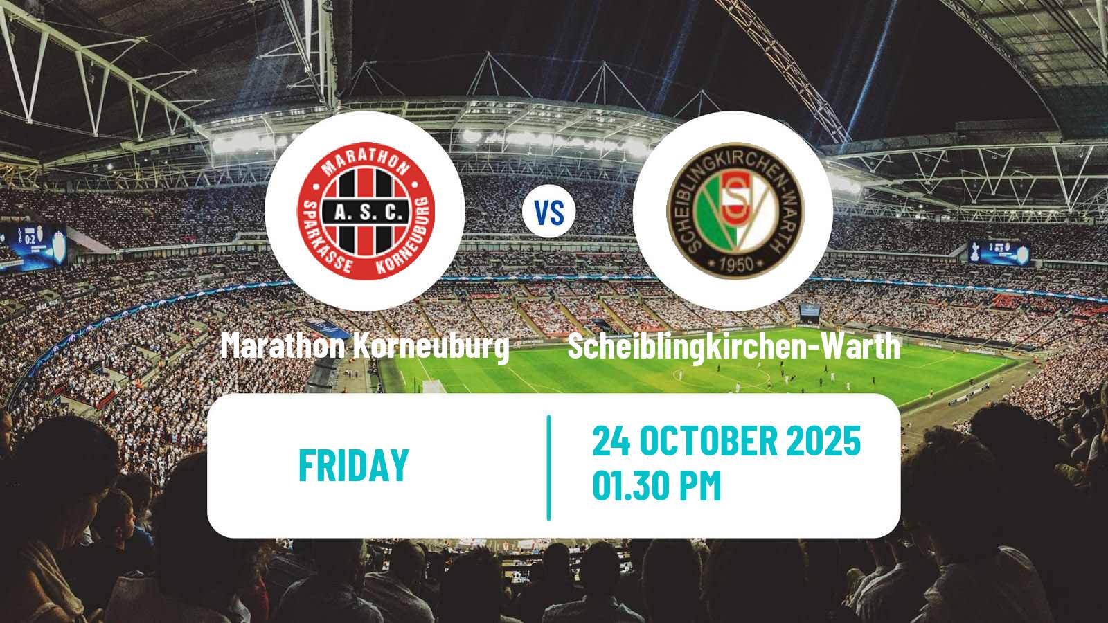 Football Austrian Landesliga Niederosterreich Marathon Korneuburg - Scheiblingkirchen-Warth