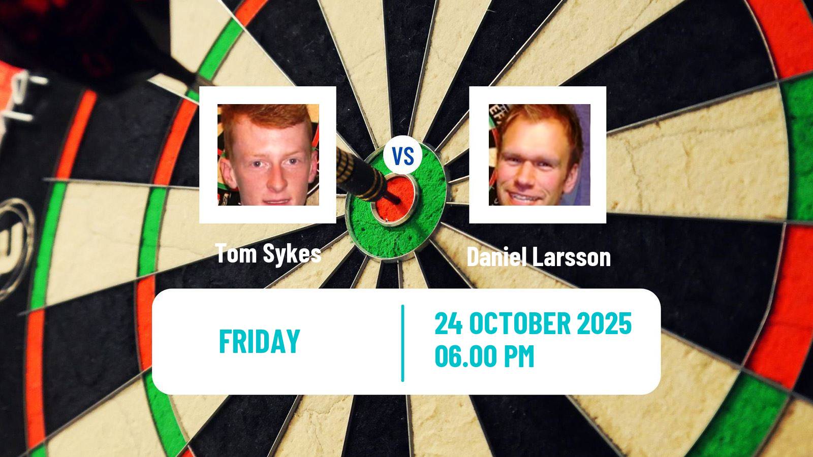 Darts Modus Super Series Tom Sykes - Daniel Larsson