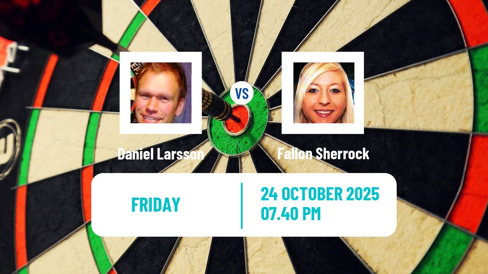 Darts Modus Super Series Daniel Larsson - Fallon Sherrock