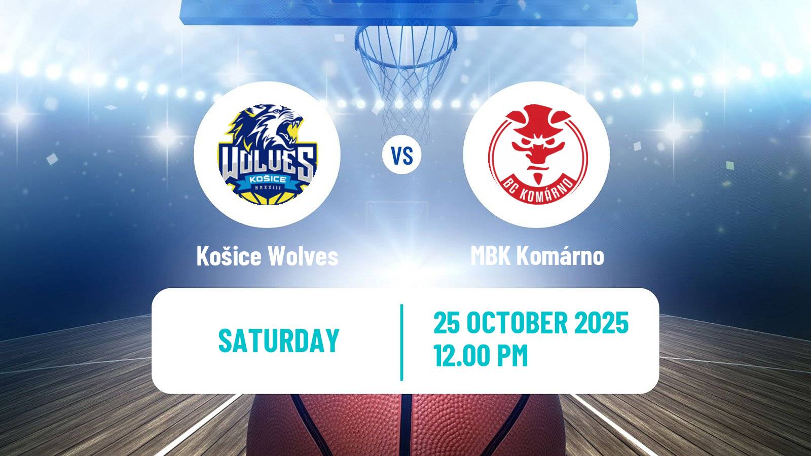 Basketball Slovak Extraliga Basketball Košice Wolves - Komárno