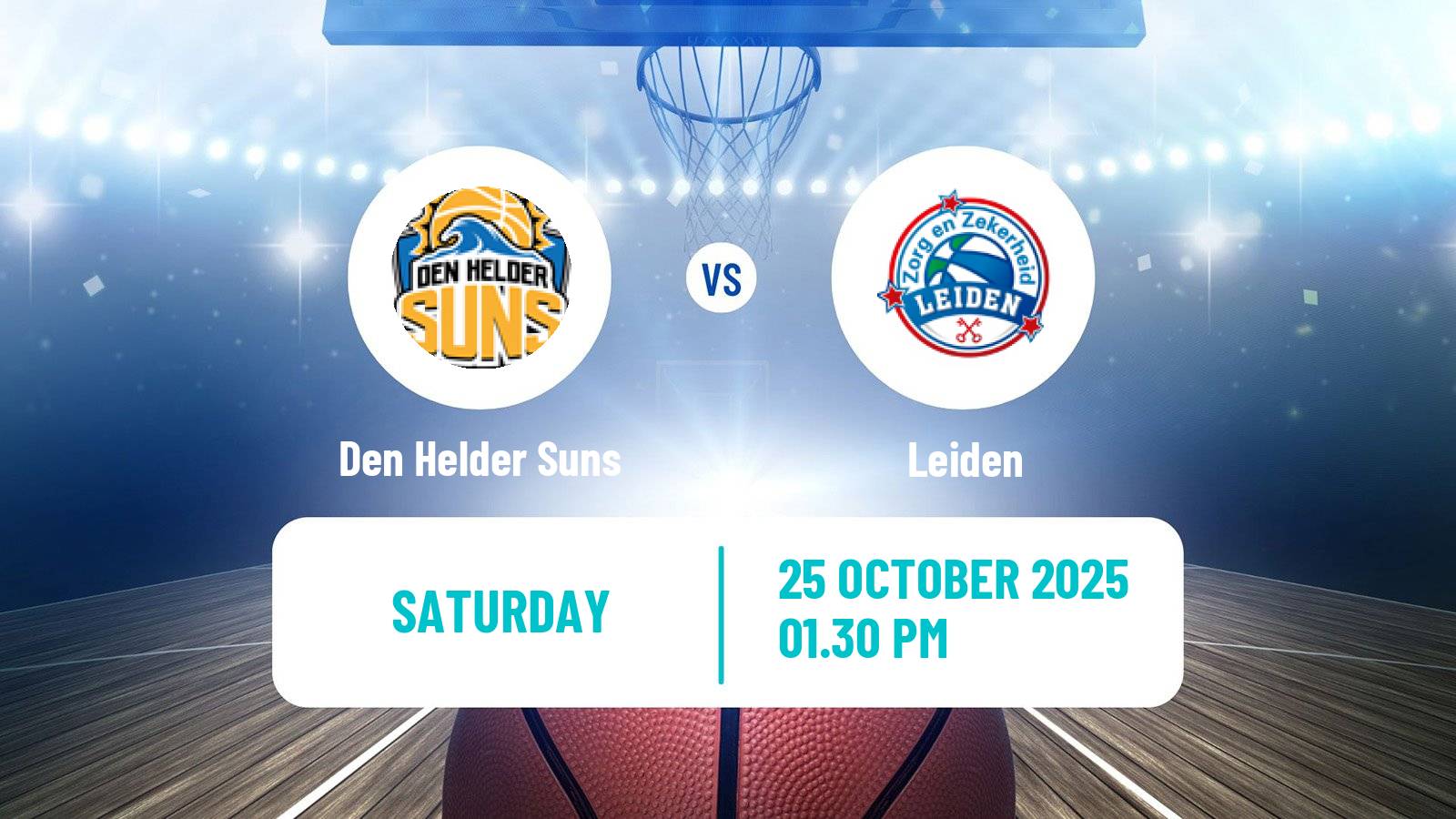 Basketball BNXT League Den Helder Suns - Leiden