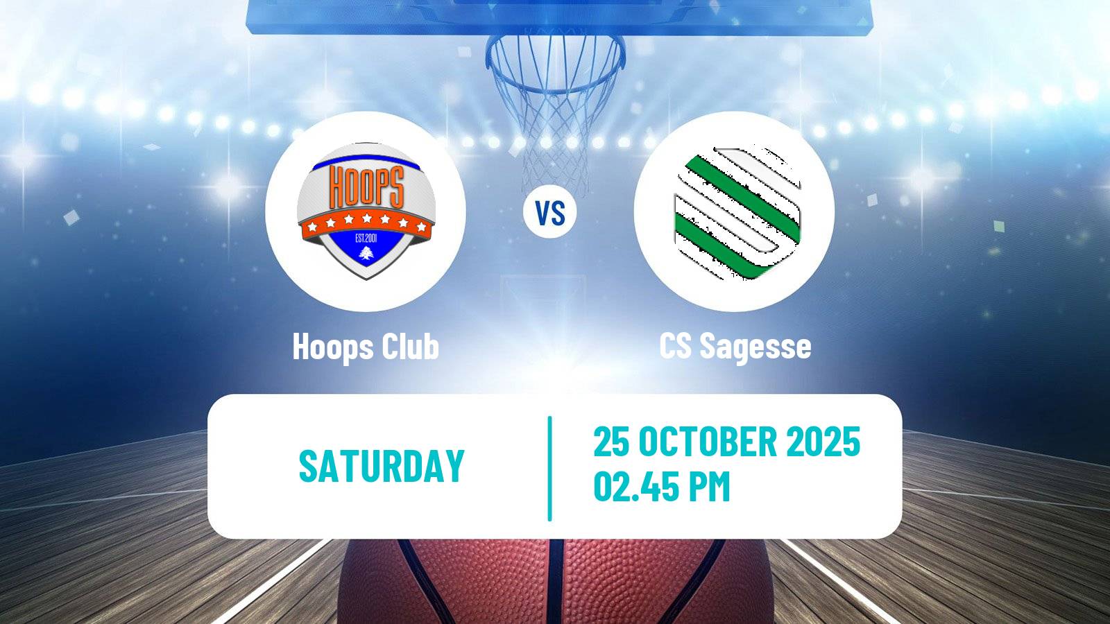 Basketball Lebanese Division 1 Basketball Hoops - Sagesse