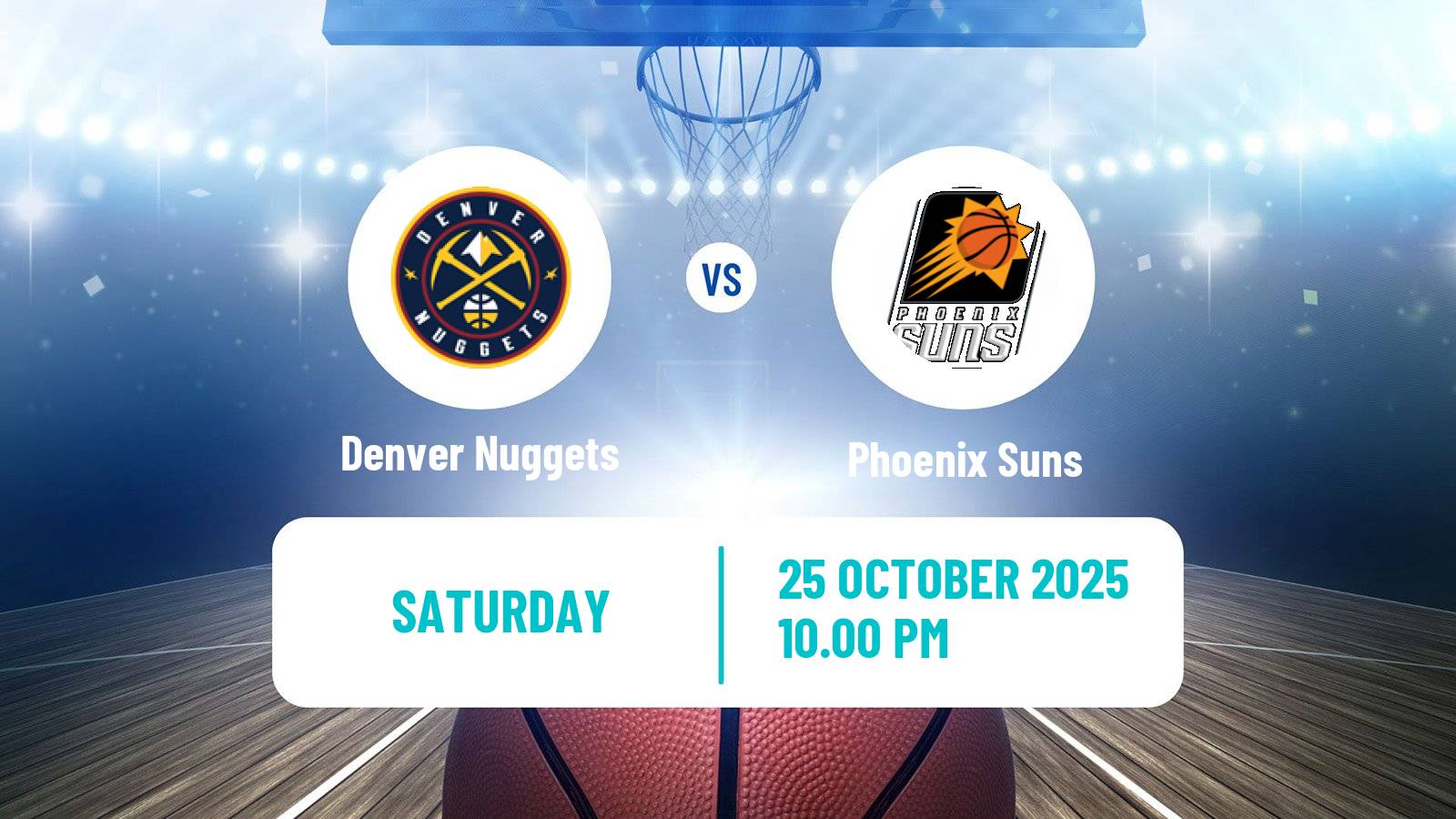 Basketball NBA Denver Nuggets - Phoenix Suns