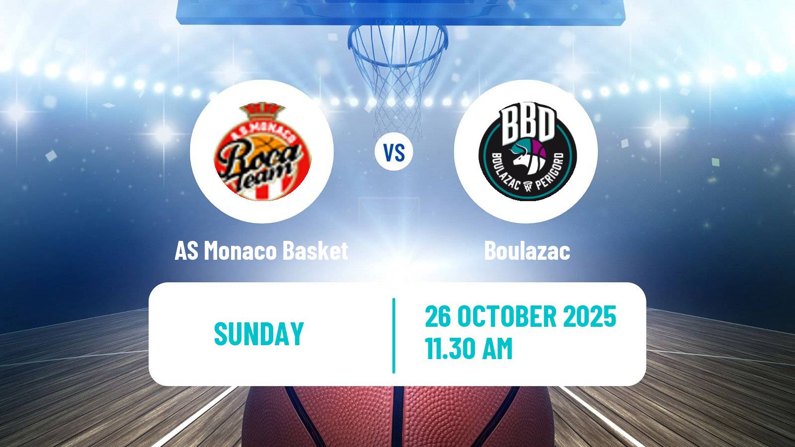 Basketball French LNB AS Monaco Basket - Boulazac
