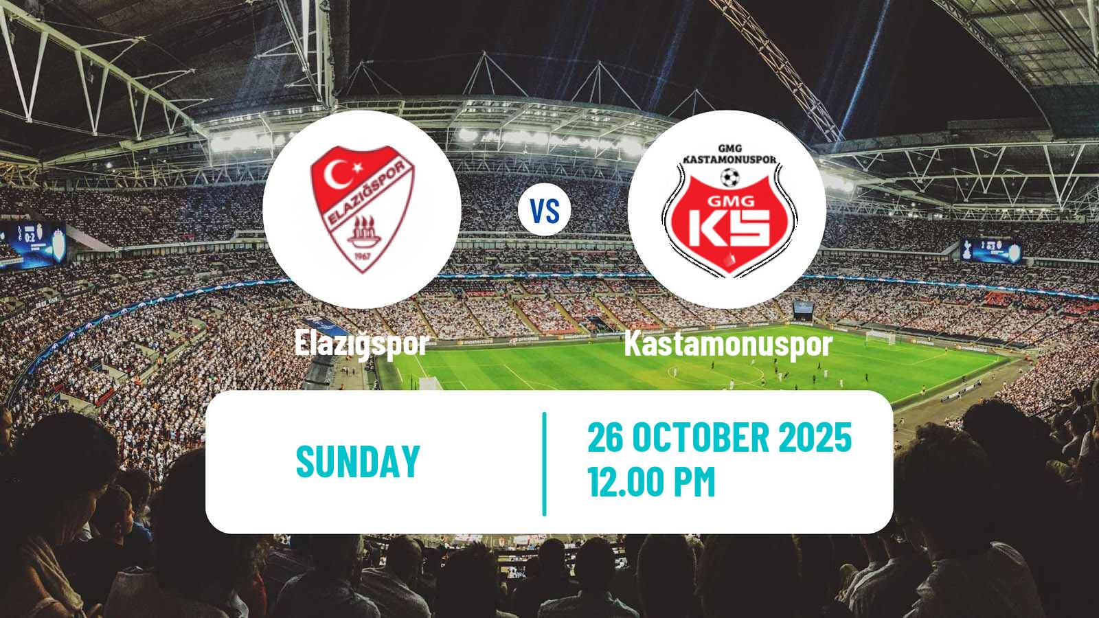 Football Turkish Second League White Group Elazığspor - Kastamonuspor