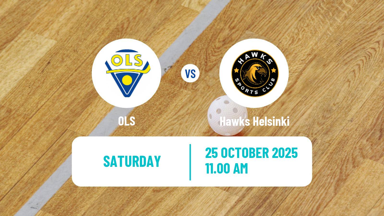 Floorball Finnish F-Liiga OLS - Hawks Helsinki