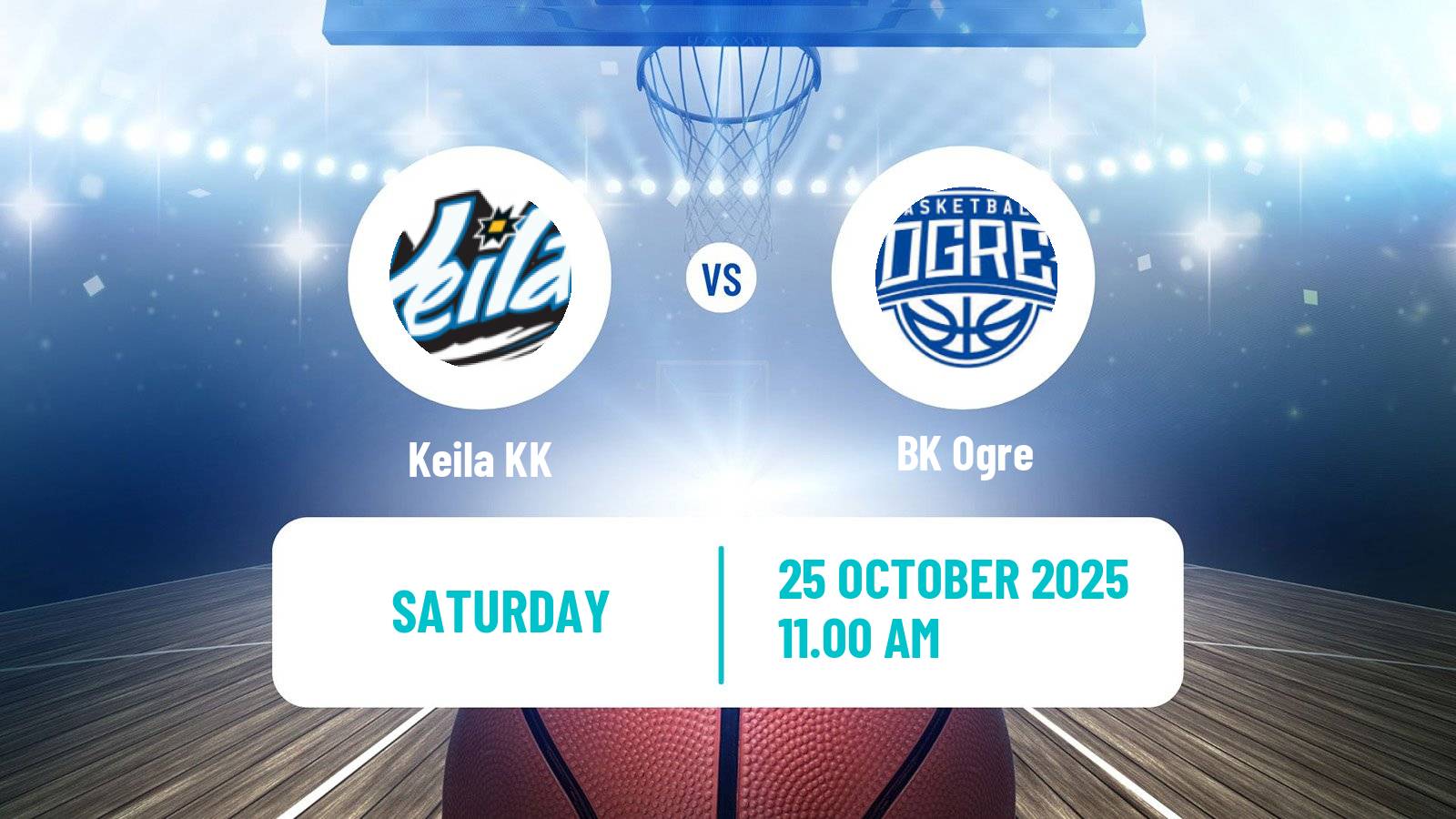 Basketball Estonian–Latvian Basketball League Keila - Ogre
