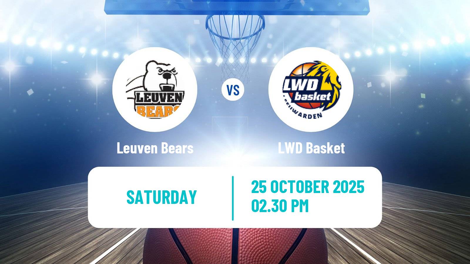 Basketball BNXT League Leuven Bears - LWD Basket