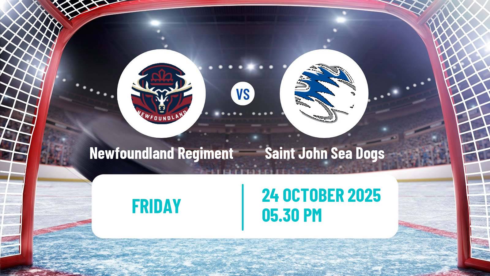 Hockey QMJHL Newfoundland Regiment - Saint John Sea Dogs