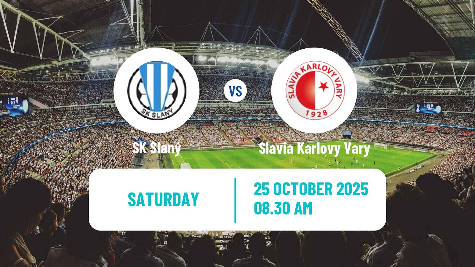 Football Czech Division B Slaný - Slavia Karlovy Vary