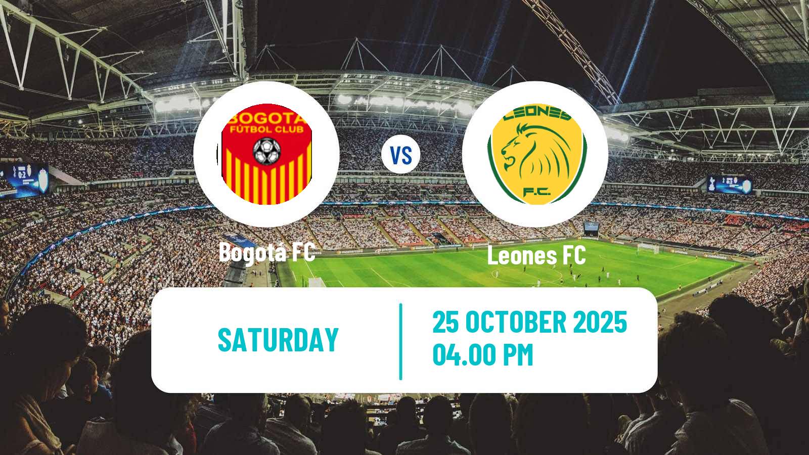 Football Colombian Primera B Bogotá - Leones