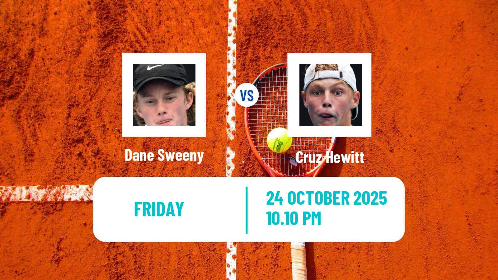 Tennis ITF M25 Brisbane Men Dane Sweeny - Cruz Hewitt